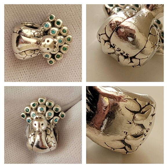 Pandora Jewelry - Pandora Retired Silver Peacock Charm